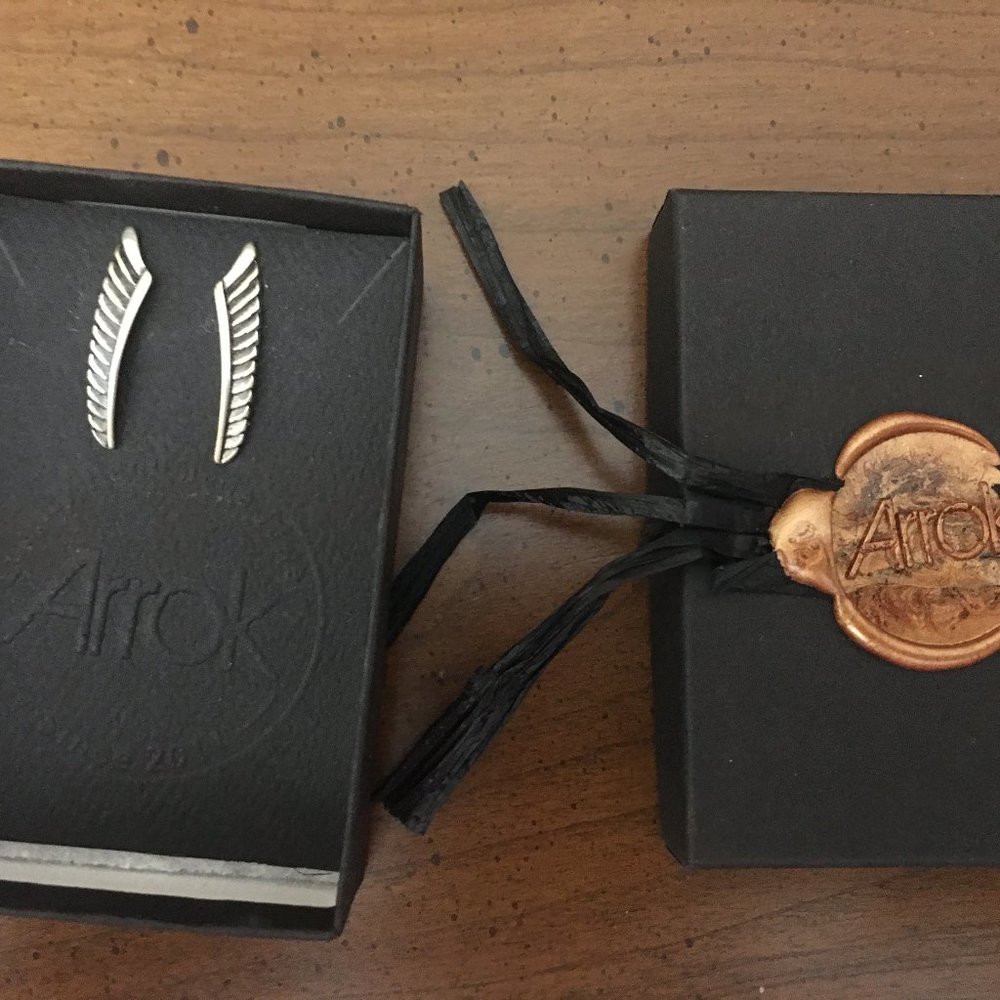 Arrok artisan ear climbers - sterling silver